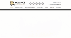 Desktop Screenshot of konings-weert.nl