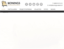 Tablet Screenshot of konings-weert.nl